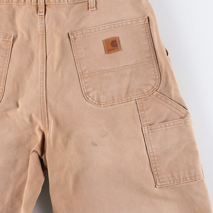 Carhartt Original Dungaree Fit Duck Painter Pants, Men's, W37 equivalent cotton Beige type Vintage Second Hand