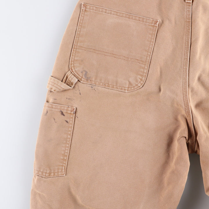 Carhartt Original Dungaree Fit Duck Painter Pants, Men's, W37 equivalent cotton Beige type Vintage Second Hand