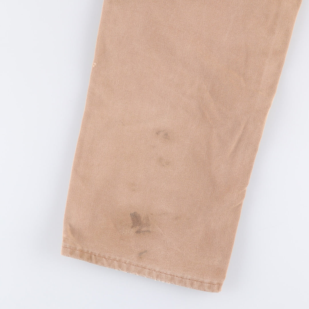 Carhartt Original Dungaree Fit Duck Painter Pants, Men's, W37 equivalent cotton Beige type Vintage Second Hand