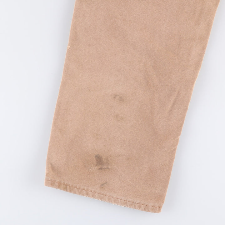 Carhartt Original Dungaree Fit Duck Painter Pants, Men's, W37 equivalent cotton Beige type Vintage Second Hand