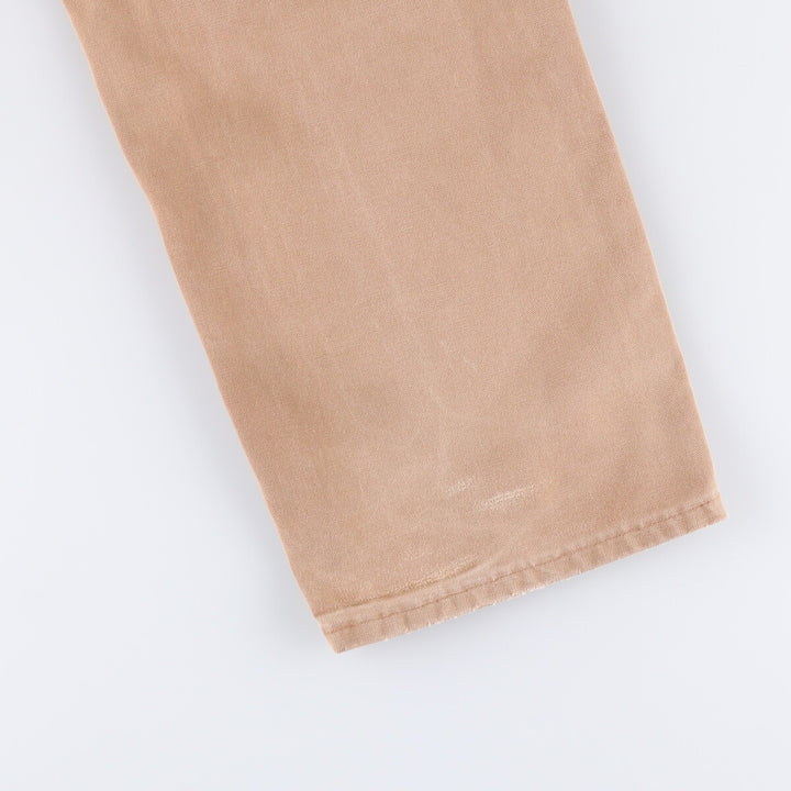 Carhartt Original Dungaree Fit Duck Painter Pants, Men's, W37 equivalent cotton Beige type Vintage Second Hand