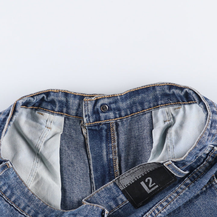Levi's L2 Denim Painter Shorts, Men's Size W37 unclear blue type Vintage Second Hand