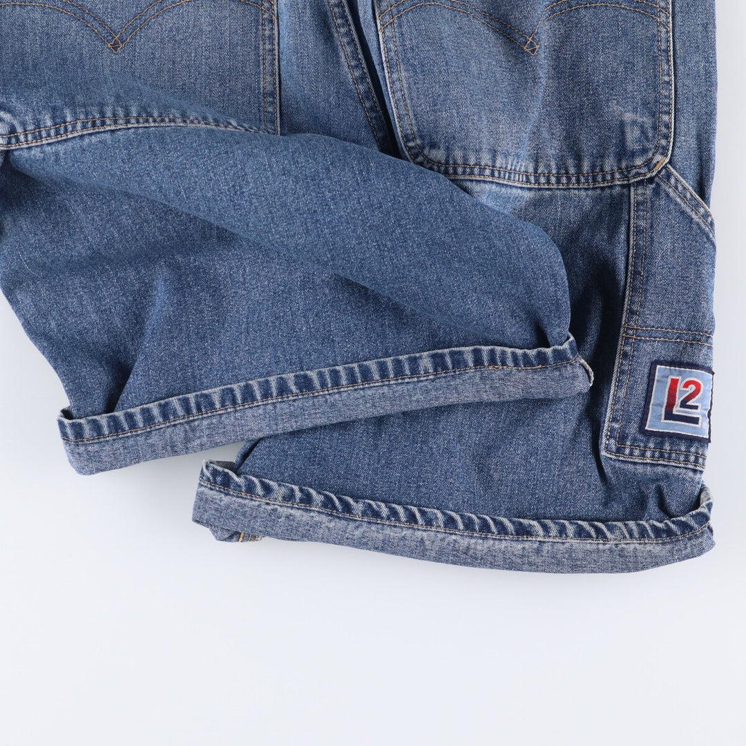 Levi's L2 Denim Painter Shorts, Men's Size W37 unclear blue type Vintage Second Hand