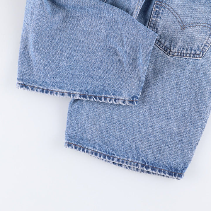 90'S Levi's Silver Tab Loose Denim Shorts, Half Pants, Made in USA, Men's, Size W32, Vintage cotton blue type Vintage Second Hand