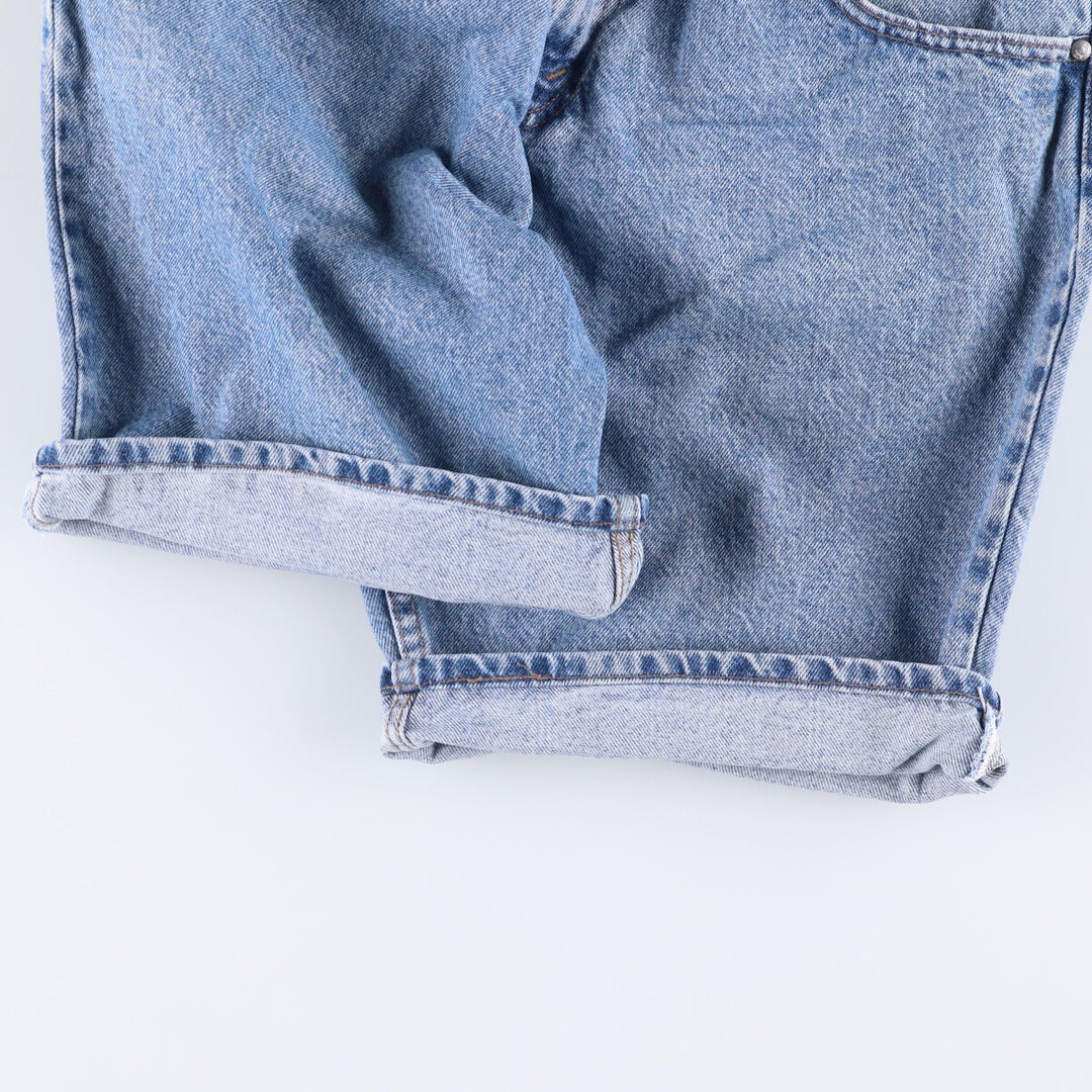 90'S Levi's Silver Tab Loose Denim Shorts, Half Pants, Made in USA, Men's, Size W32, Vintage cotton blue type Vintage Second Hand