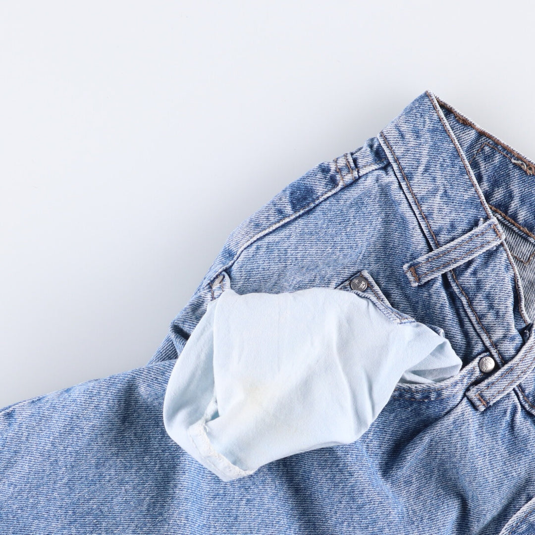 90'S Levi's Silver Tab Loose Denim Shorts, Half Pants, Made in USA, Men's, Size W32, Vintage cotton blue type Vintage Second Hand