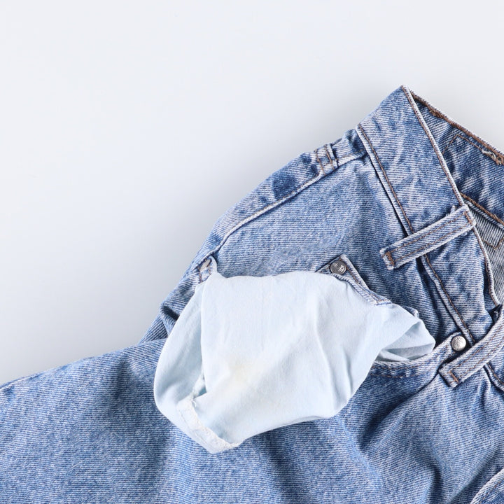 90'S Levi's Silver Tab Loose Denim Shorts, Half Pants, Made in USA, Men's, Size W32, Vintage cotton blue type Vintage Second Hand