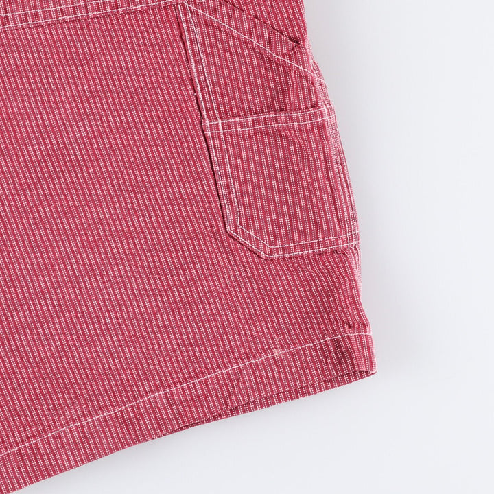 Levi's Silver Tab Loose Stripe Pattern Denim Painter Shorts, Men's Size W31 cotton red type Vintage Second Hand