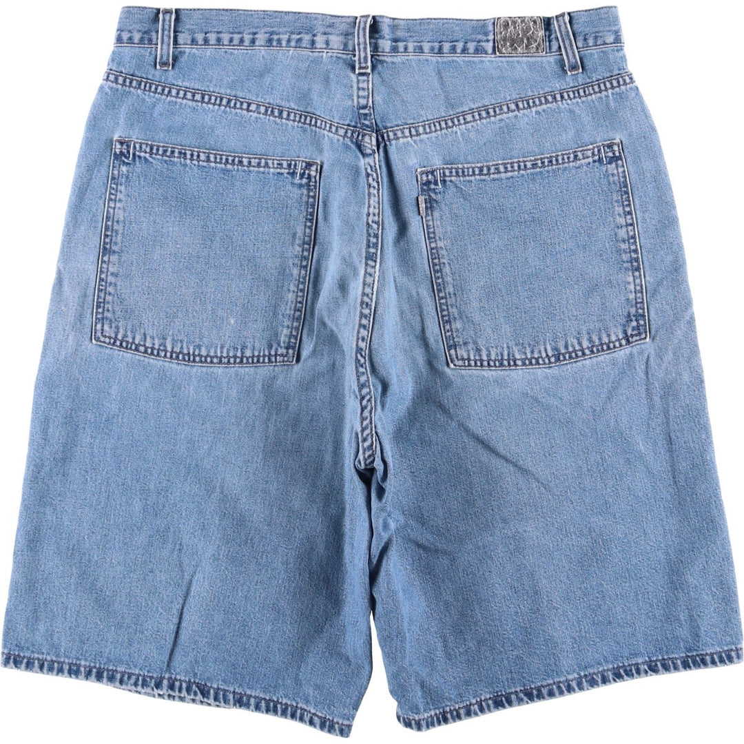 2000'S Levi's Silver Tab Baggy Fit Denim Shorts/Jorts, Men's Size 36 cotton blue type Vintage Second Hand