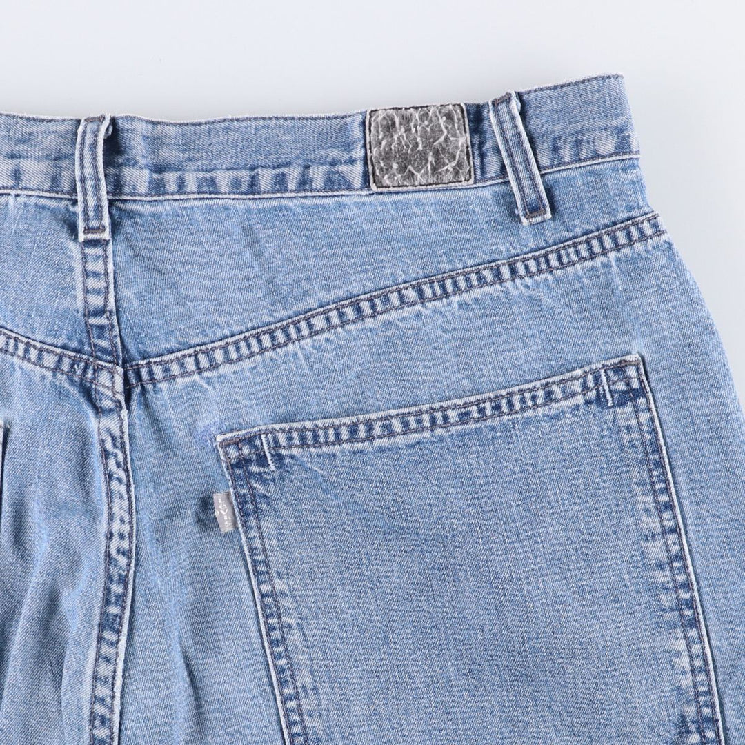 2000'S Levi's Silver Tab Baggy Fit Denim Shorts/Jorts, Men's Size 36 cotton blue type Vintage Second Hand