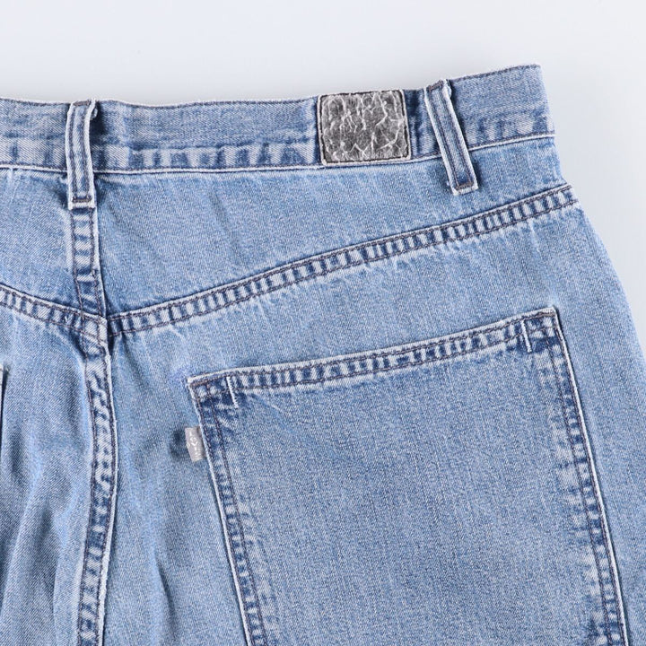 2000'S Levi's Silver Tab Baggy Fit Denim Shorts/Jorts, Men's Size 36 cotton blue type Vintage Second Hand