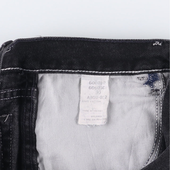 Wrangler Men's Black Denim Shorts, Size W30 cotton black type Vintage Second Hand