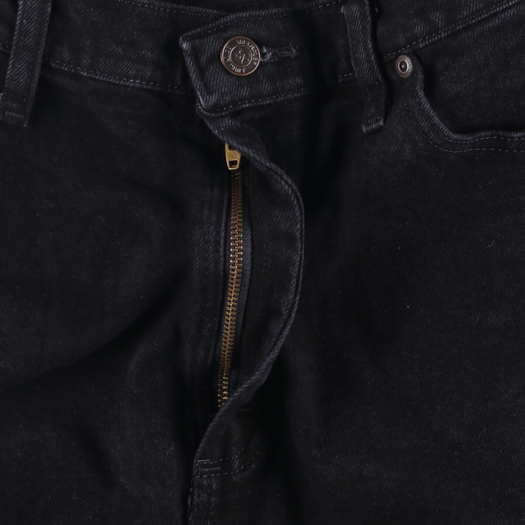 2000'S Wrangler black denim shorts, men's size W37 cotton black type Vintage Second Hand