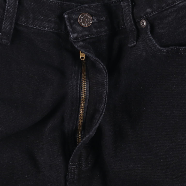 2000'S Wrangler black denim shorts, men's size W37 cotton black type Vintage Second Hand