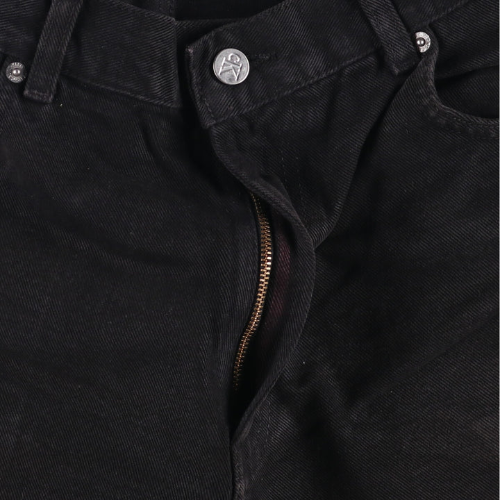 90s-00'S Calvin Klein Jeans Black Denim Shorts, Men's, Size W33, Vintage cotton black type Vintage Second Hand
