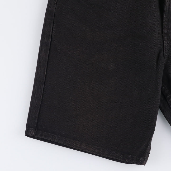 90s-00'S Calvin Klein Jeans Black Denim Shorts, Men's, Size W33, Vintage cotton black type Vintage Second Hand