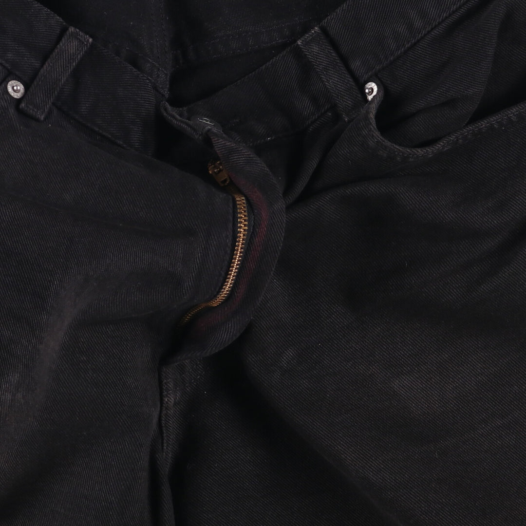 90s-00'S Calvin Klein Jeans Black Denim Shorts, Men's, Size W33, Vintage cotton black type Vintage Second Hand