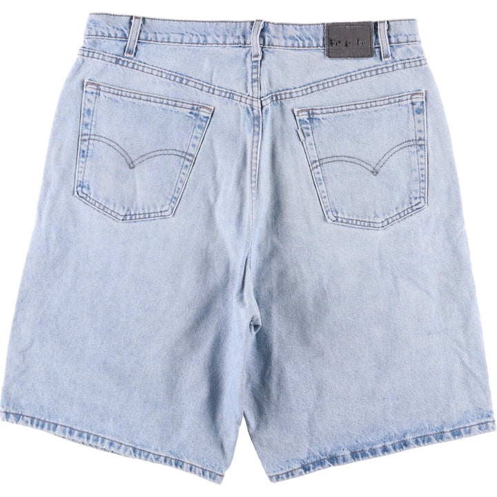 90'S Levi's Silver Tab BAGGY Baggy Denim Shorts (Shorts) Made in USA, Men's Size W39, Vintage cotton blue type Vintage Second Hand