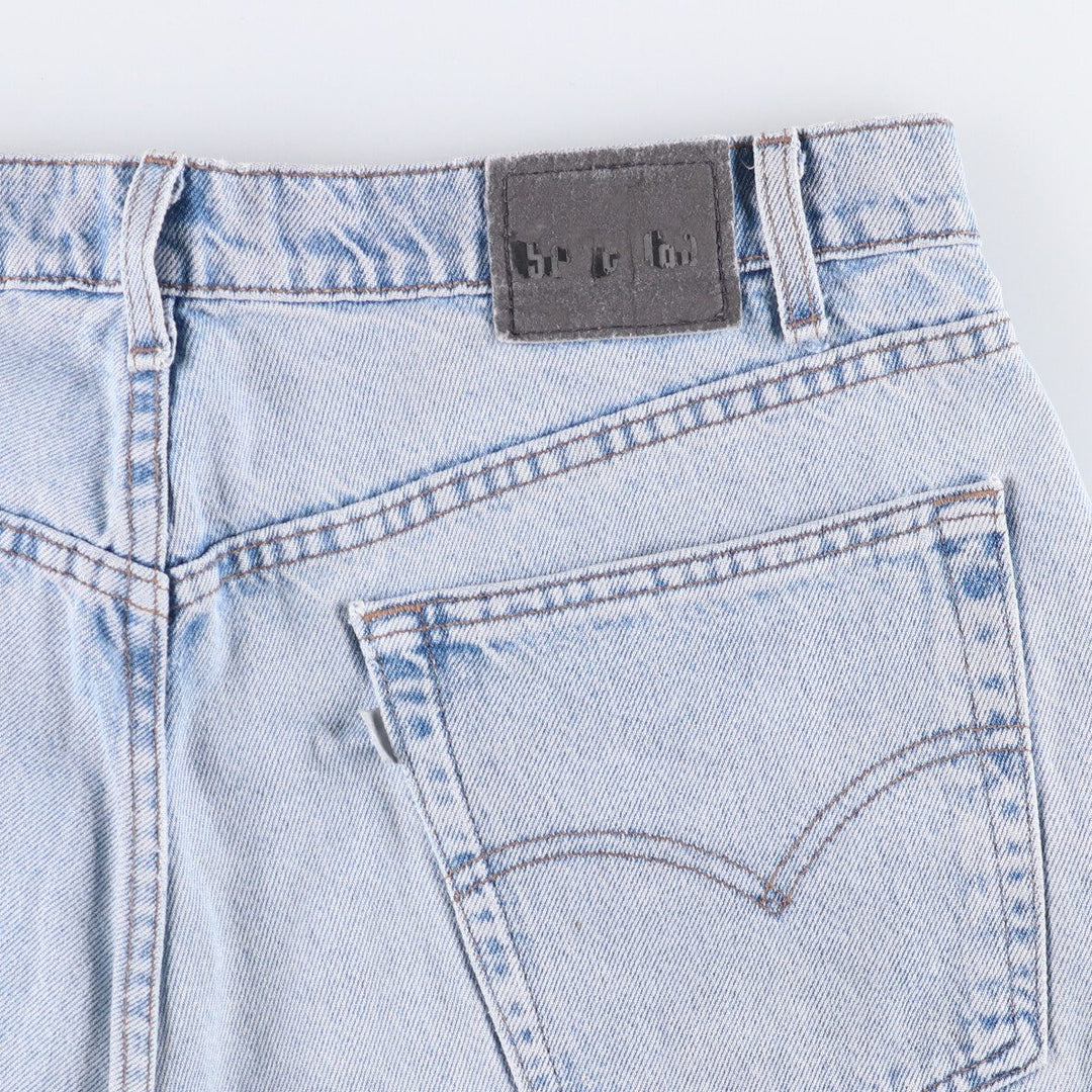90'S Levi's Silver Tab BAGGY Baggy Denim Shorts (Shorts) Made in USA, Men's Size W39, Vintage cotton blue type Vintage Second Hand