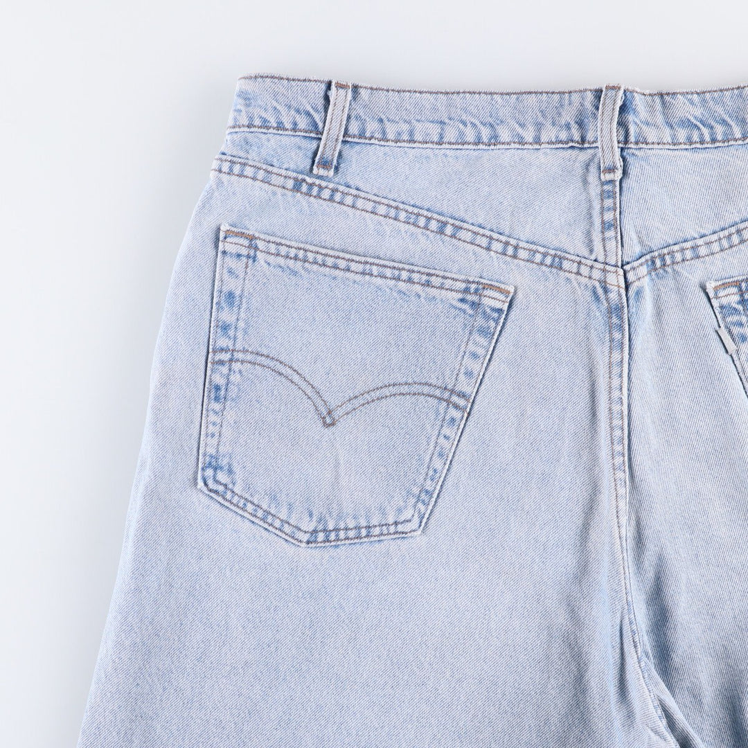 90'S Levi's Silver Tab BAGGY Baggy Denim Shorts (Shorts) Made in USA, Men's Size W39, Vintage cotton blue type Vintage Second Hand