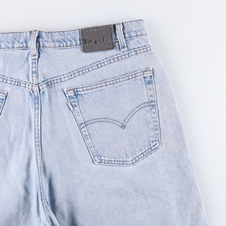 90'S Levi's Silver Tab BAGGY Baggy Denim Shorts (Shorts) Made in USA, Men's Size W39, Vintage cotton blue type Vintage Second Hand