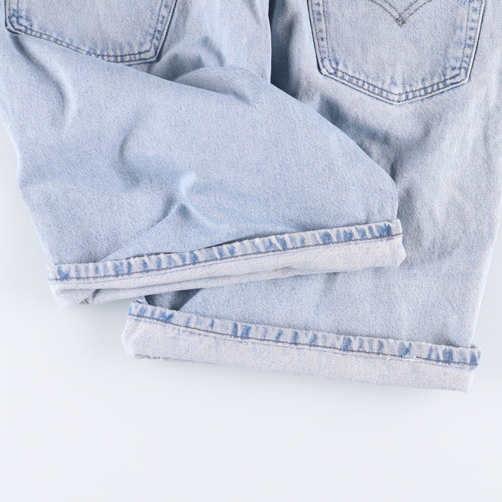 90'S Levi's Silver Tab BAGGY Baggy Denim Shorts (Shorts) Made in USA, Men's Size W39, Vintage cotton blue type Vintage Second Hand