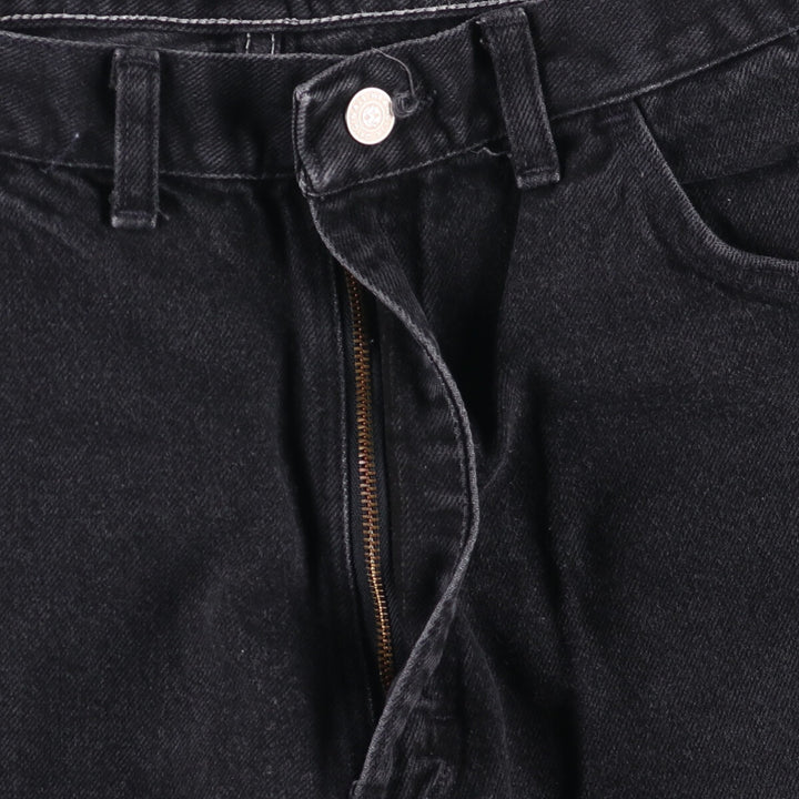 Vintage 90s-00'S Wrangler HERO Black Denim Shorts, Made in USA, Men's Size 35 cotton black type Vintage Second Hand