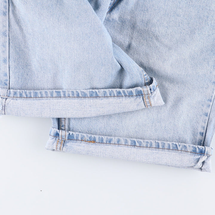 90'S Levi's 550 Relaxed Fit Denim Shorts (Jorts) Made in USA, Men's Size 32, Vintage cotton blue type Vintage Second Hand