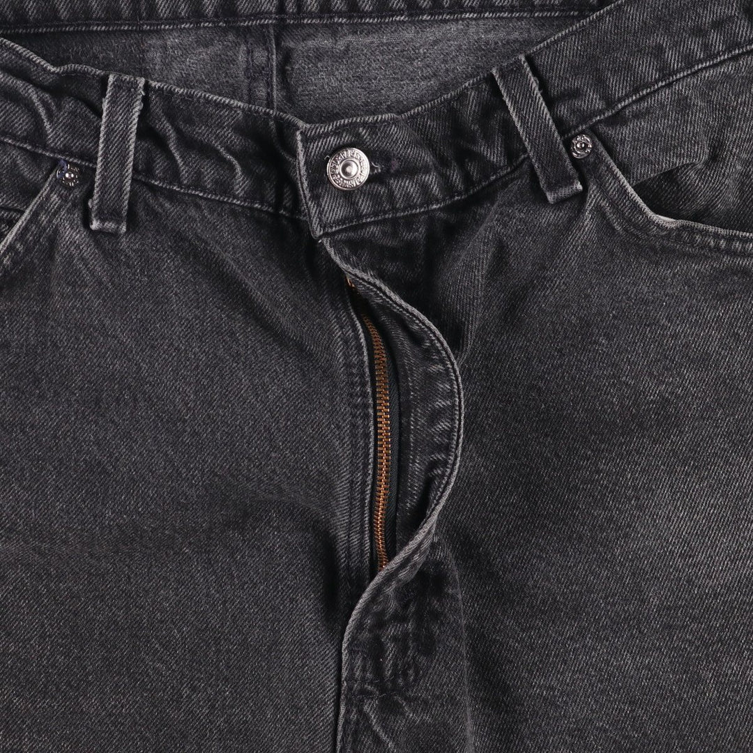 90'S Levi's 36550-4159 Orange Tab Black Denim Shorts, Men's Size 36 (Vintage) unclear black type Vintage Second Hand