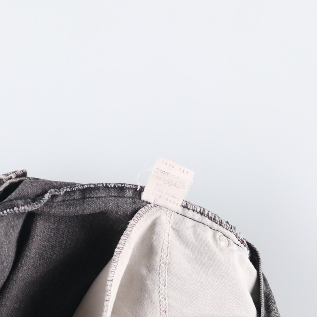 90'S Levi's 550-4159 Orange Tab Black Denim Shorts, Made in USA, Men's Size W31, Vintage cotton black type Vintage Second Hand