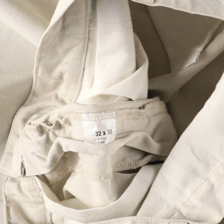 Ralph Lauren POLO by Ralph Lauren Two-pleat Chino Pants, Women's XL (W32) cotton Beige type Vintage Second Hand