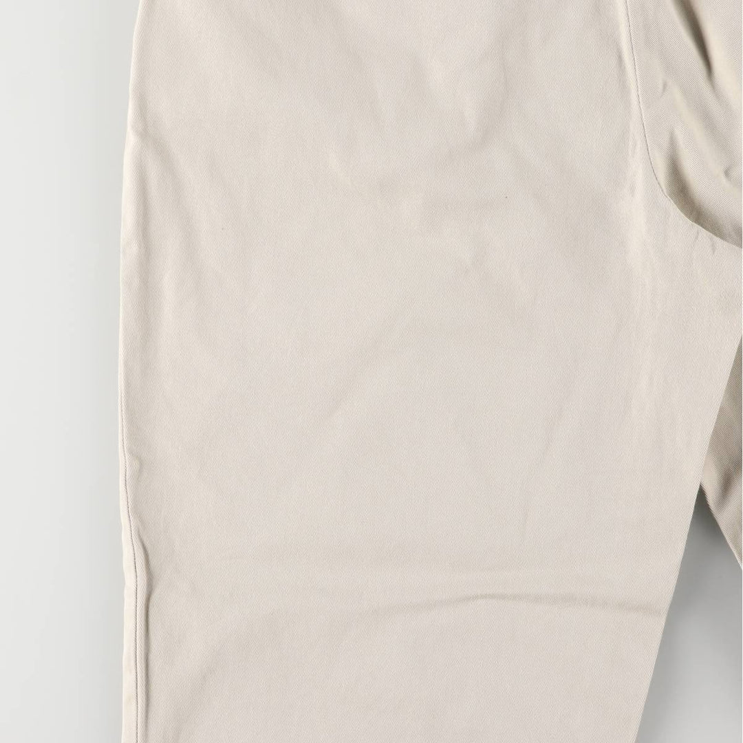 Ralph Lauren POLO by Ralph Lauren Two-pleat Chino Pants, Women's XL (W32) cotton Beige type Vintage Second Hand