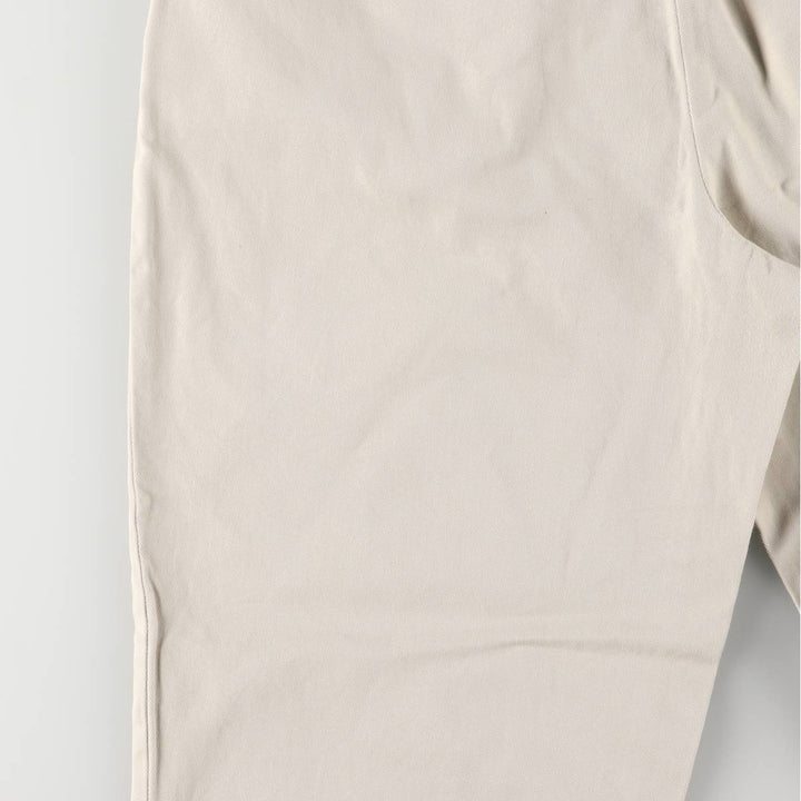 Ralph Lauren POLO by Ralph Lauren Two-pleat Chino Pants, Women's XL (W32) cotton Beige type Vintage Second Hand