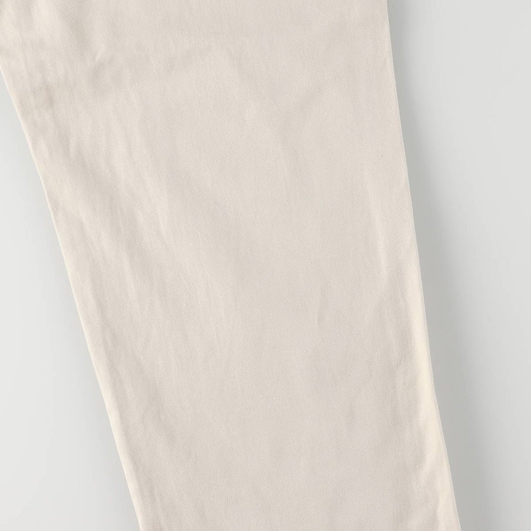 Ralph Lauren POLO by Ralph Lauren Two-pleat Chino Pants, Women's XL (W32) cotton Beige type Vintage Second Hand