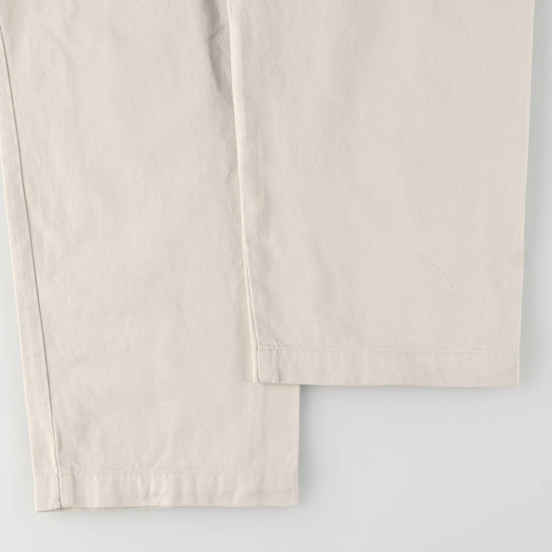 Ralph Lauren POLO by Ralph Lauren Two-pleat Chino Pants, Women's XL (W32) cotton Beige type Vintage Second Hand