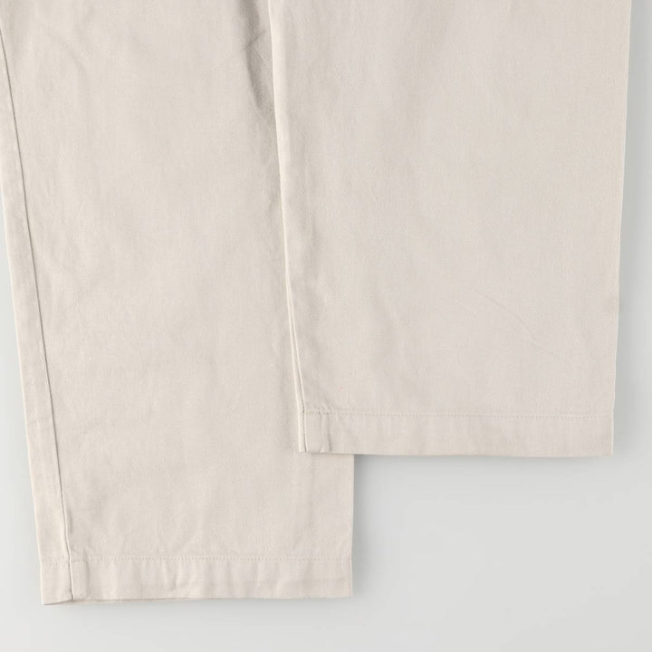 Ralph Lauren POLO by Ralph Lauren Two-pleat Chino Pants, Women's XL (W32) cotton Beige type Vintage Second Hand