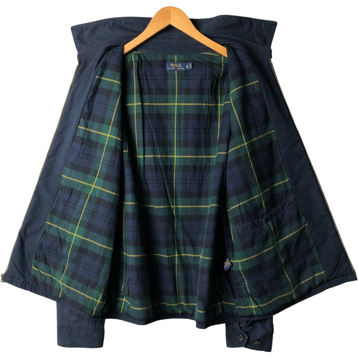 Ralph Lauren POLO RALPH LAUREN padded swing top sports jacket, men's size XL cotton navy blue type Vintage Second Hand