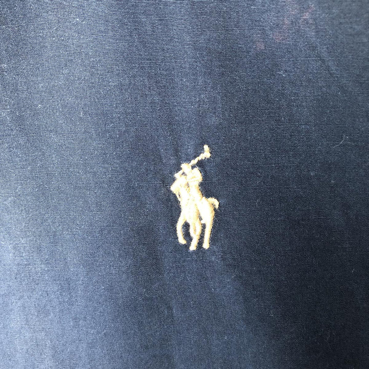 Ralph Lauren POLO RALPH LAUREN padded swing top sports jacket, men's size XL cotton navy blue type Vintage Second Hand