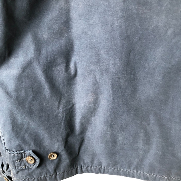 Ralph Lauren POLO RALPH LAUREN padded swing top sports jacket, men's size XL cotton navy blue type Vintage Second Hand