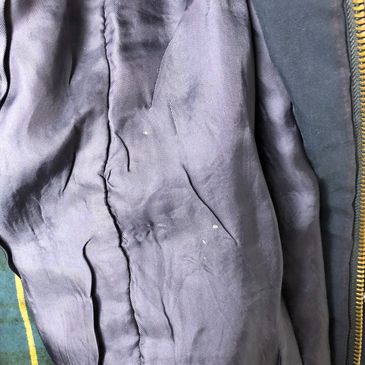 Ralph Lauren POLO RALPH LAUREN padded swing top sports jacket, men's size XL cotton navy blue type Vintage Second Hand