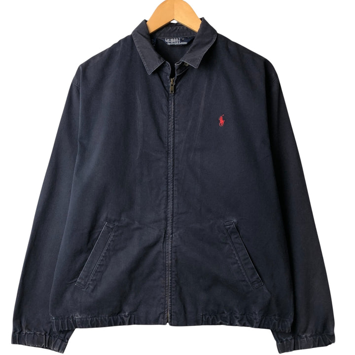 Ralph Lauren POLO by Ralph Lauren Swing Top Sports Jacket Men's S cotton navy blue type Vintage Second Hand