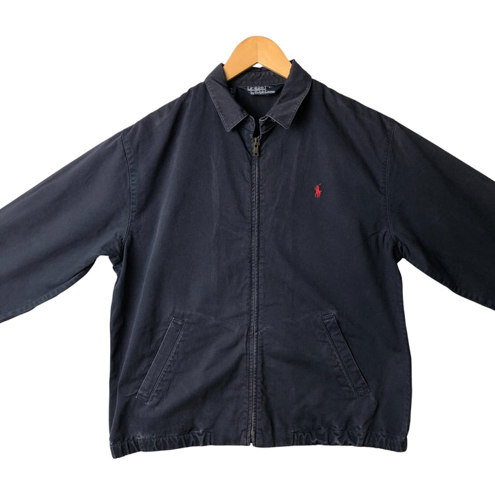 Ralph Lauren POLO by Ralph Lauren Swing Top Sports Jacket Men's S cotton navy blue type Vintage Second Hand