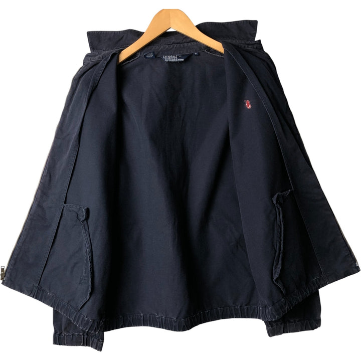Ralph Lauren POLO by Ralph Lauren Swing Top Sports Jacket Men's S cotton navy blue type Vintage Second Hand