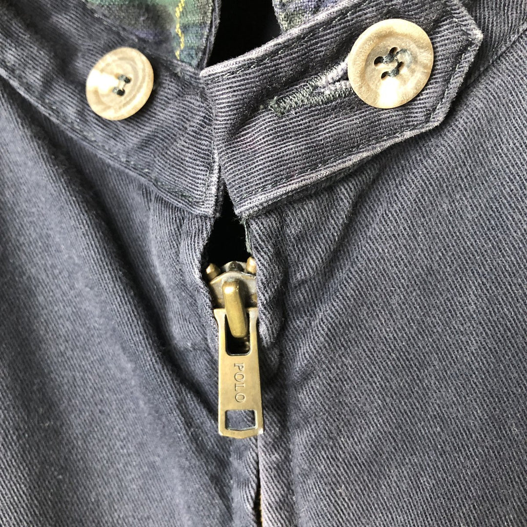 Ralph Lauren POLO by Ralph Lauren Swing Top Sports Jacket Men's S cotton navy blue type Vintage Second Hand