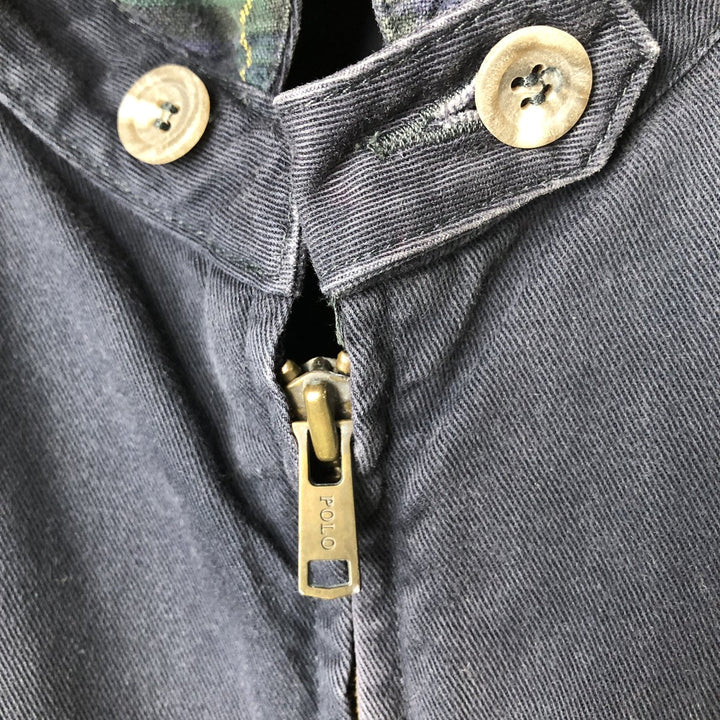 Ralph Lauren POLO by Ralph Lauren Swing Top Sports Jacket Men's S cotton navy blue type Vintage Second Hand