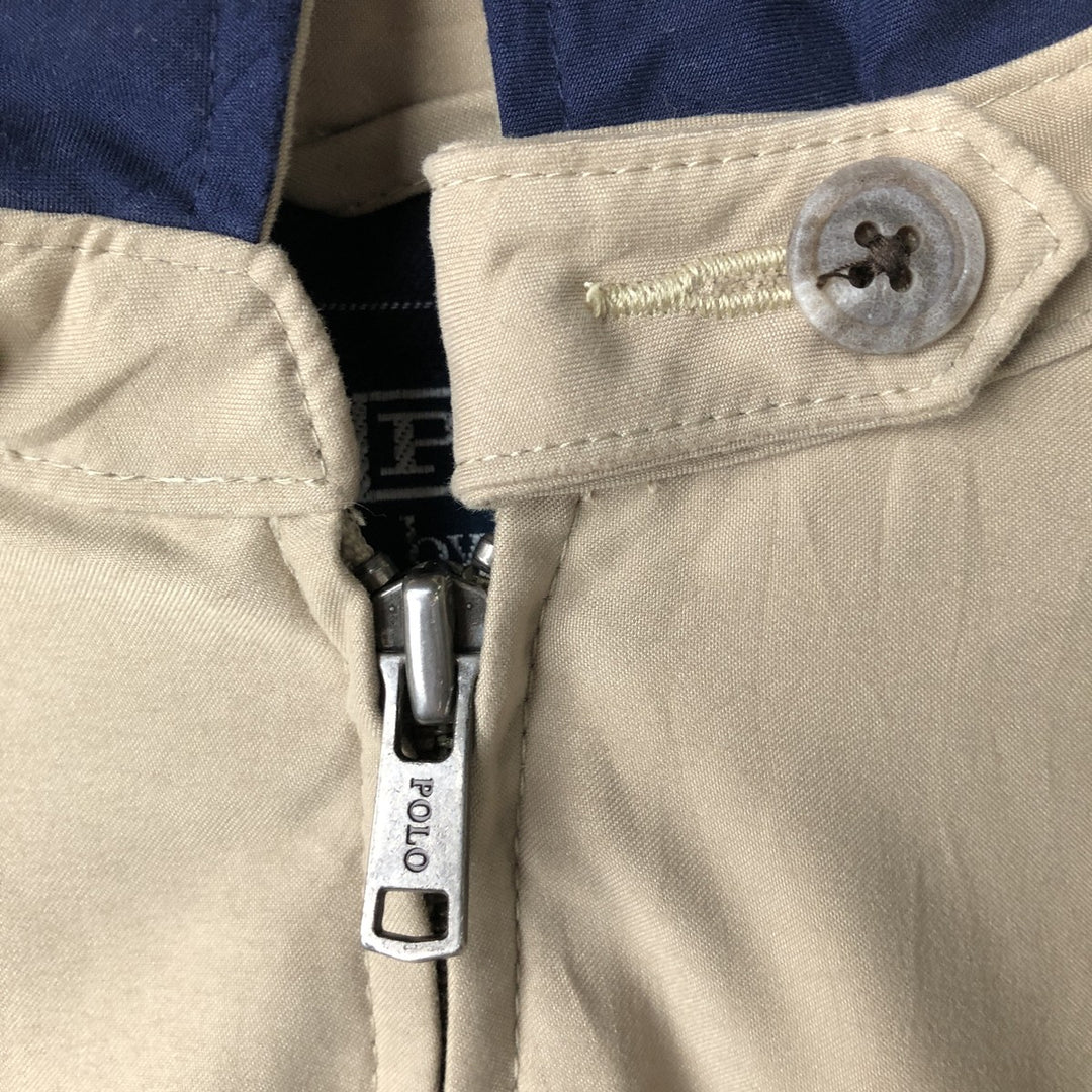 Ralph Lauren POLO by Ralph Lauren Swing Top Sports Jacket Men's L size polyester Beige type Vintage Second Hand