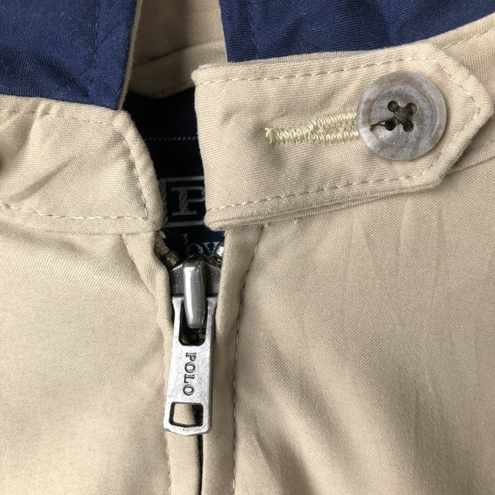 Ralph Lauren POLO by Ralph Lauren Swing Top Sports Jacket Men's L size polyester Beige type Vintage Second Hand