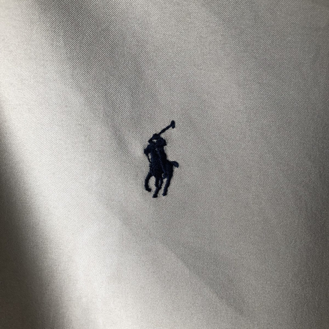 Ralph Lauren POLO by Ralph Lauren Swing Top Sports Jacket Men's L size polyester Beige type Vintage Second Hand