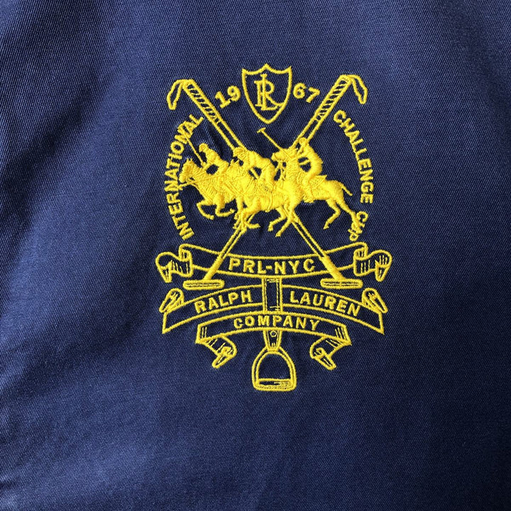 Ralph Lauren POLO by Ralph Lauren Swing Top Sports Jacket Men's XL cotton navy blue type Vintage Second Hand