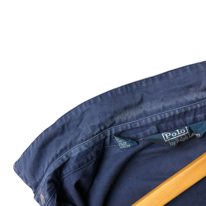 Ralph Lauren POLO by Ralph Lauren Swing Top Sports Jacket Men's XL cotton navy blue type Vintage Second Hand